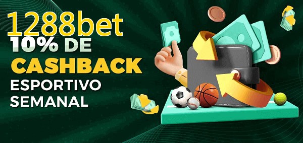 10% de bônus de cashback na 1288bet